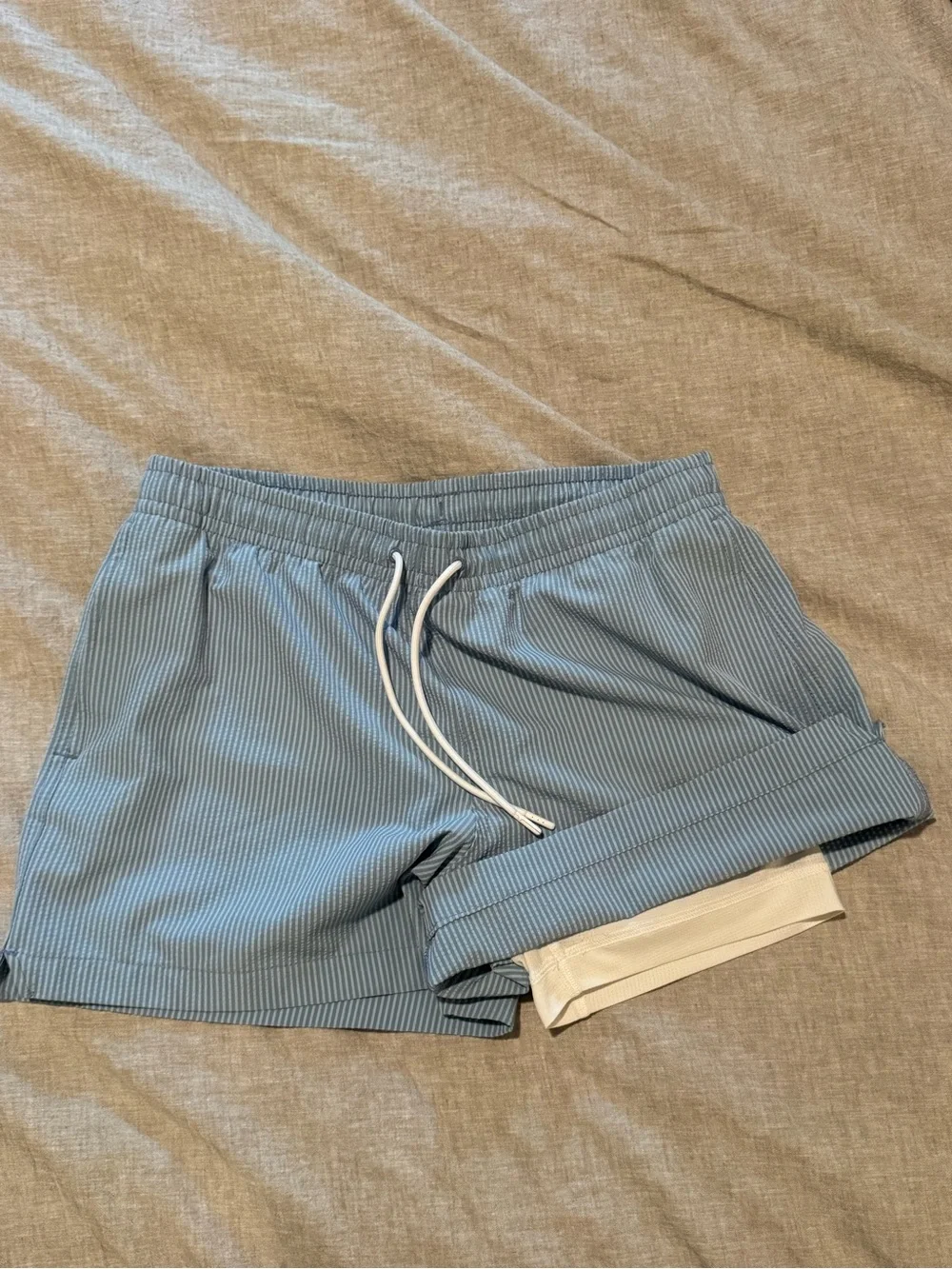 Abercrombie & Fitch Blue Pull-on Swim Shorts